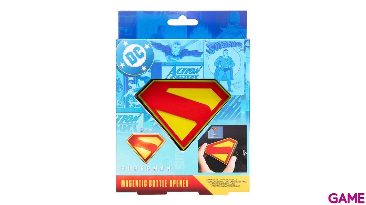 Abrebotellas magnetico Superman-0