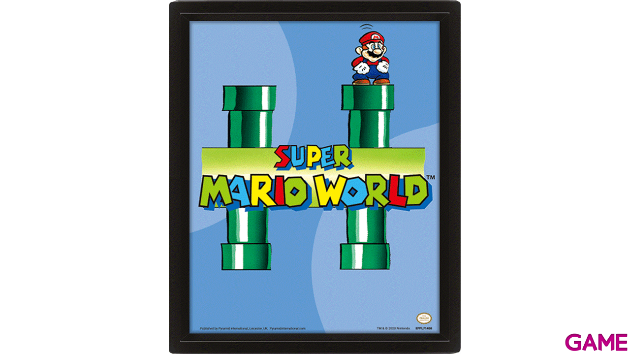 Póster 3D Super MarioPipes-1