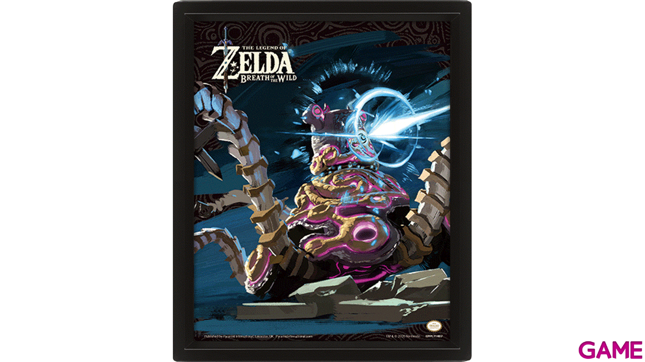 Póster 3D Zelda  Breath Of The Wild Guardian-0