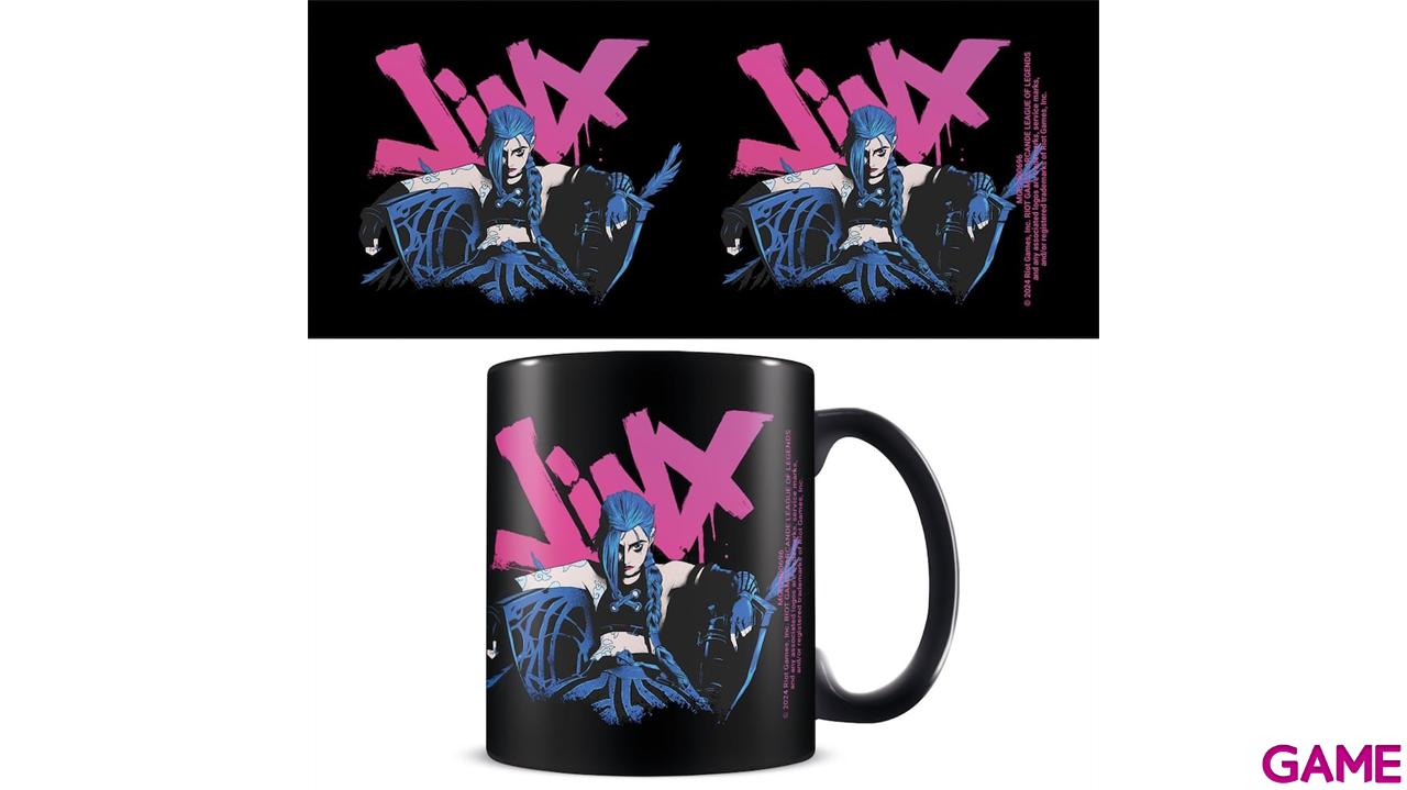 Taza Arcane Negra 325 Ml (Jinx)-1