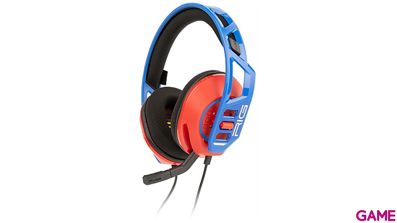 Auriculares Gaming RIG 300 Rojo y Azul-8