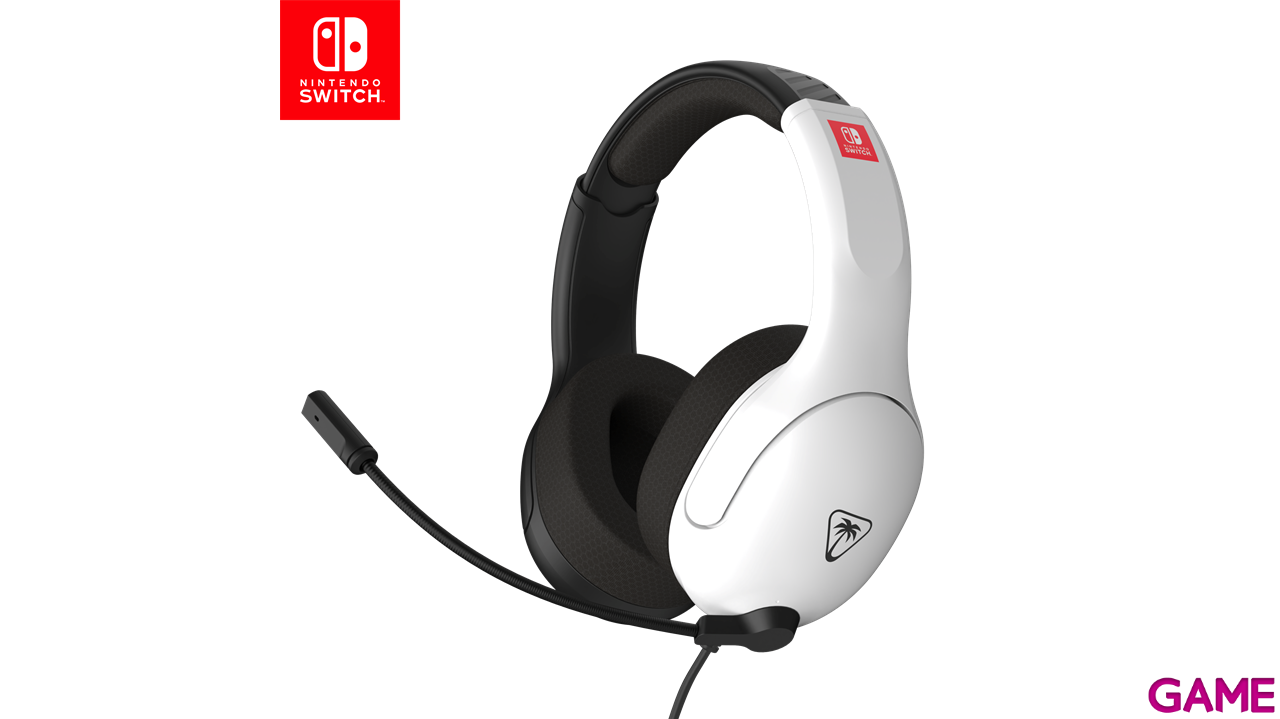Auriculares Turtle Beach Airlite Fit Licenciado Nintendo - Blanco y Negro-3