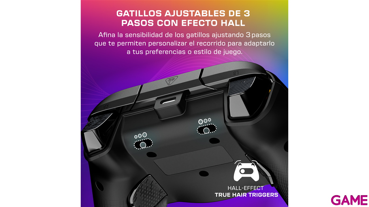 Mando con Cable Turtle Beach Afterglow Wave Licenciado Xbox - Negro-0