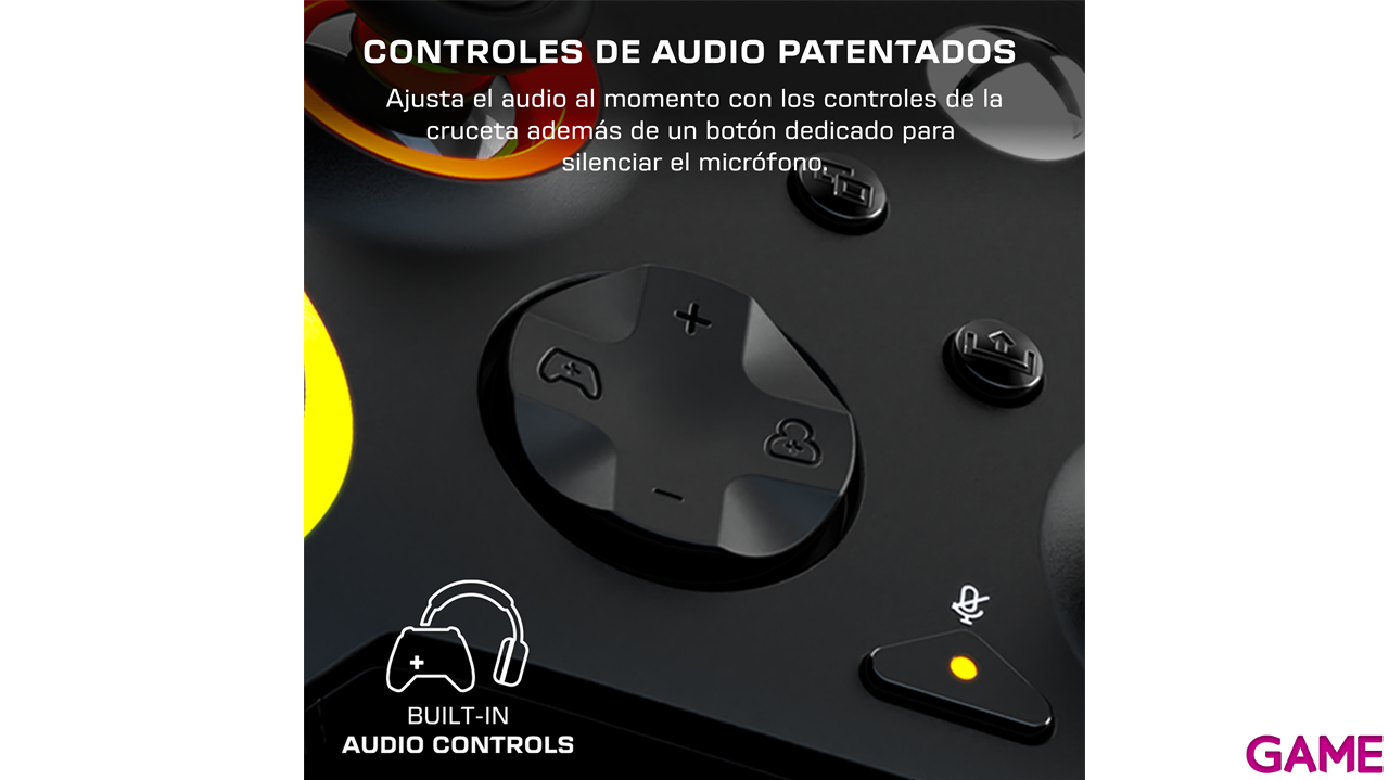 Mando con Cable Turtle Beach Afterglow Wave Licenciado Xbox - Negro-7