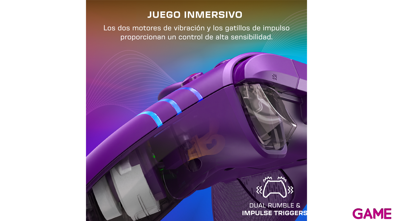 Mando con Cable Turtle Beach Afterglow Wave Licenciado Xbox - Morado-9
