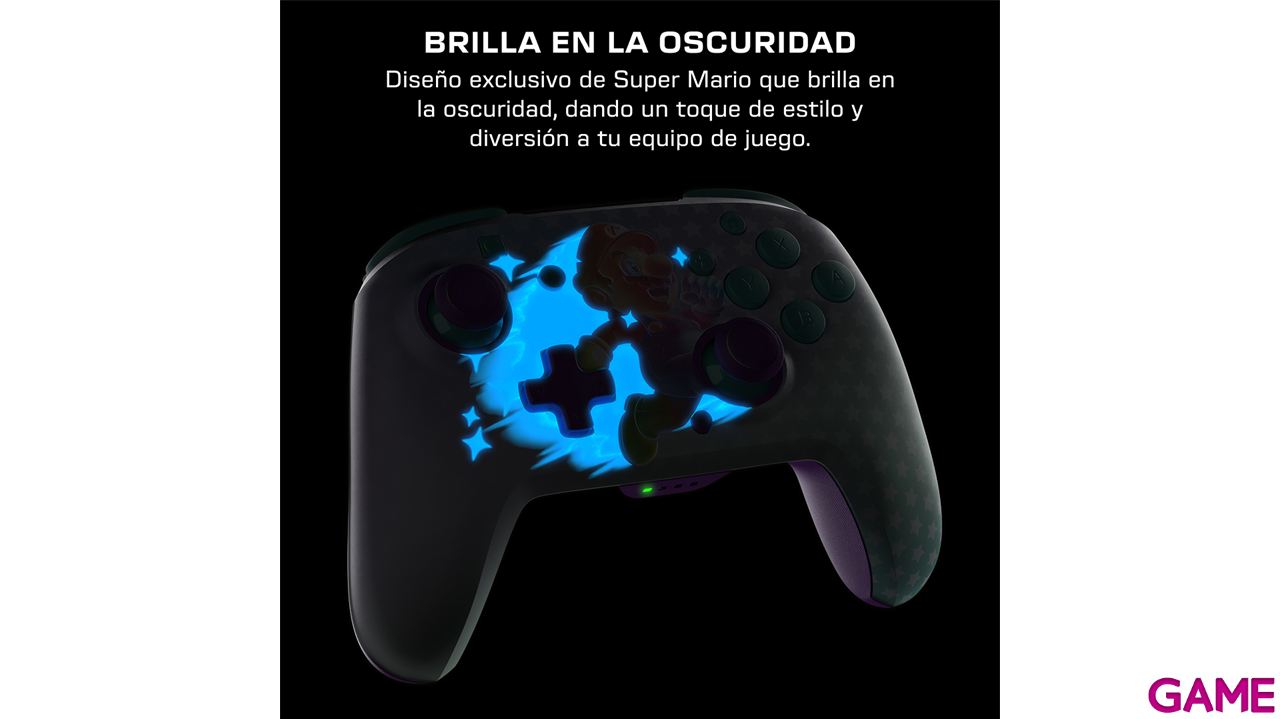 Mando Inalámbrico Turtle Beach Rematch Invincible Mario Licenciado Nintendo-0