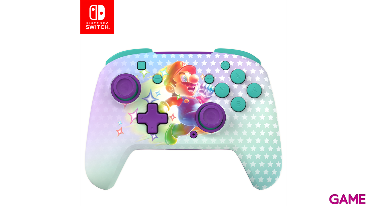 Mando Inalámbrico Turtle Beach Rematch Invincible Mario Licenciado Nintendo-1