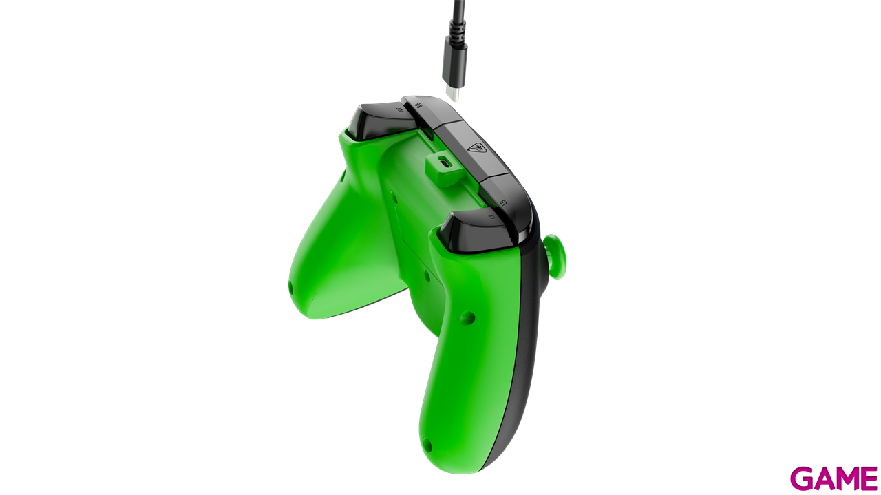 Mando con Cable Turtle Beach Rematch Core Licenciado Xbox - Negro y Verde-1