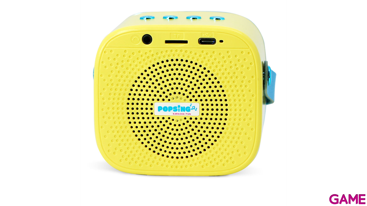 Altavoz bluetooth LED con microfono Karaoke Bob Esponja-1