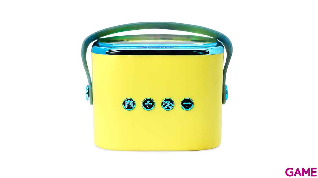 Altavoz bluetooth LED con microfono Karaoke Bob Esponja-2