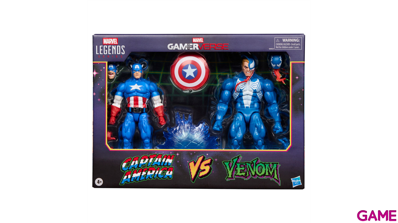 Marvel Legends Series Gamerverse Captain America vs Venom-0