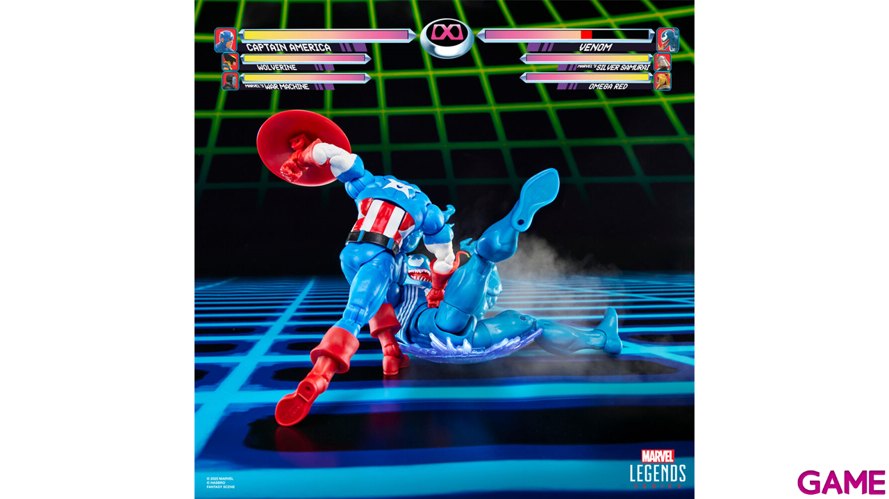 Marvel Legends Series Gamerverse Captain America vs Venom-6
