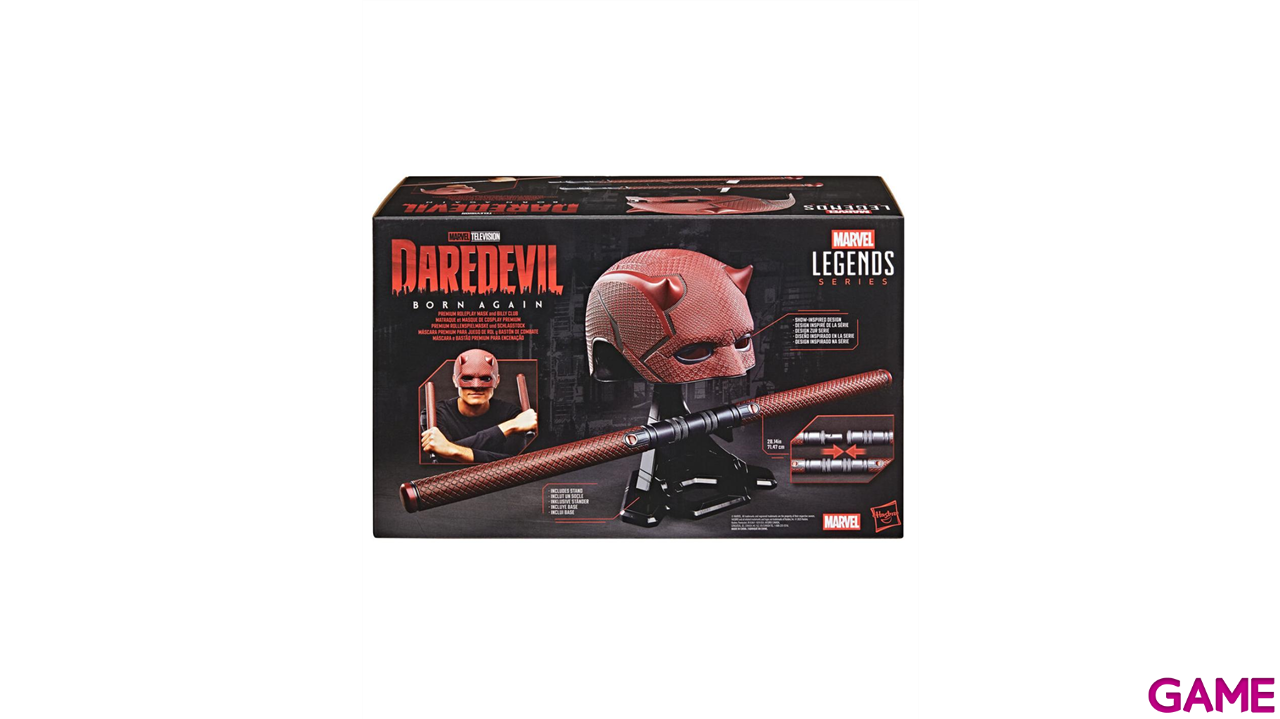 Daredevil: Born Again - Mascara premium y bastón de combate-0