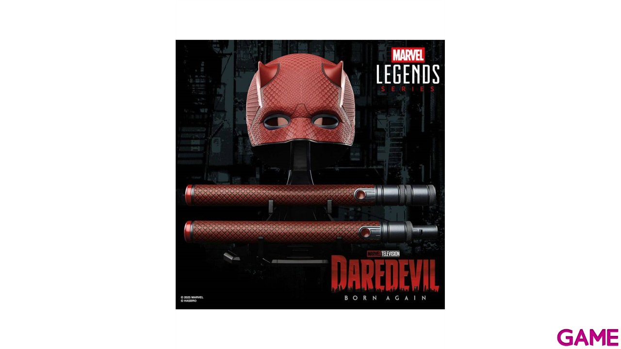 Daredevil: Born Again - Mascara premium y bastón de combate-3