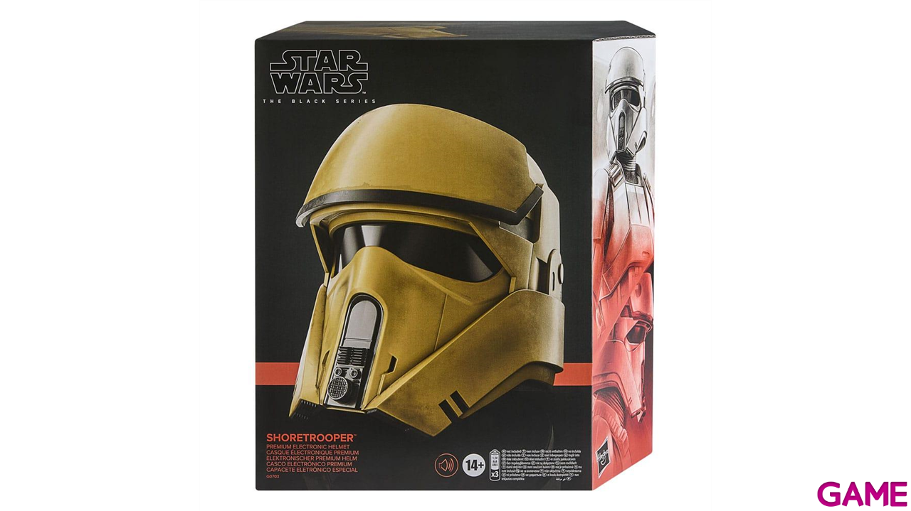 Réplica Star Wars: Andor Black Series Casco electrónico Shoretrooper-1 Réplica Star Wars: Andor Black Series Casco electrónico Shoretrooper-1