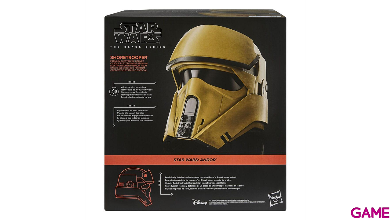 Réplica Star Wars: Andor Black Series Casco electrónico Shoretrooper-2 Réplica Star Wars: Andor Black Series Casco electrónico Shoretrooper-2