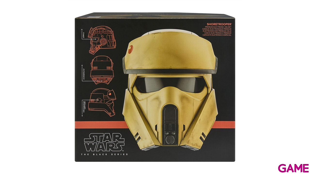 Réplica Star Wars: Andor Black Series Casco electrónico Shoretrooper-4 Réplica Star Wars: Andor Black Series Casco electrónico Shoretrooper-4