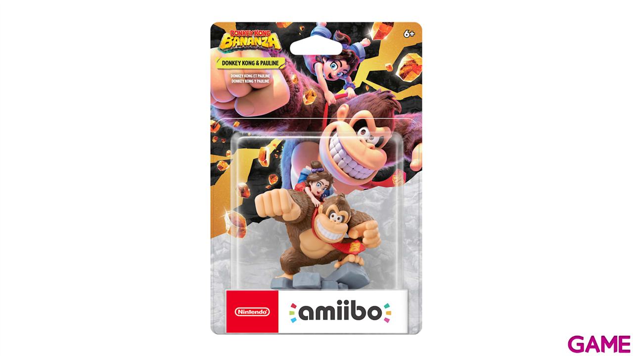 Figura amiibo Donkey Kong y Pauline-1