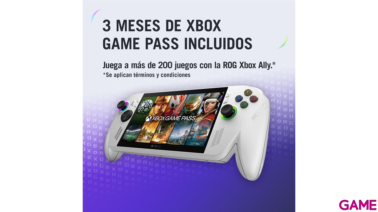 ASUS ROG Xbox Ally - Ryzen A Z2 - 16GB - 512GB SSD - W11 - Consola Portátil Gaming-14