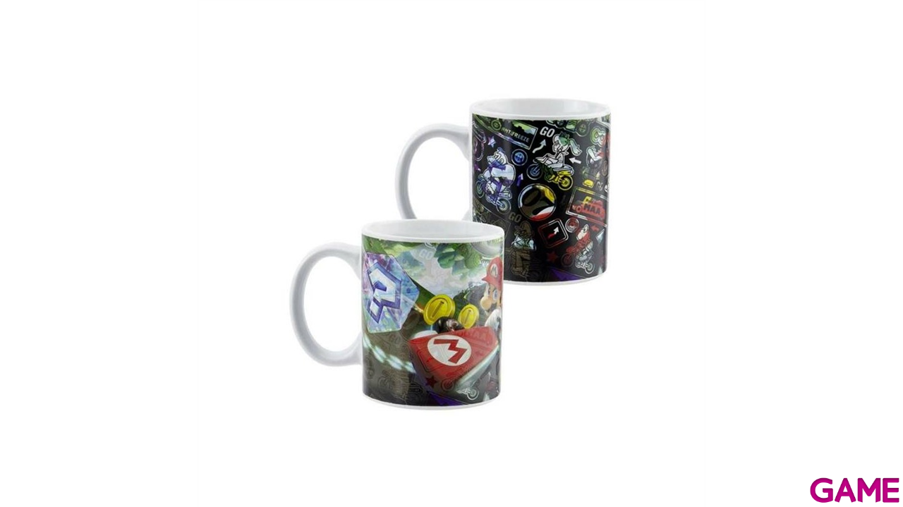 Taza termosensible Mario Kart de 320 ml-0