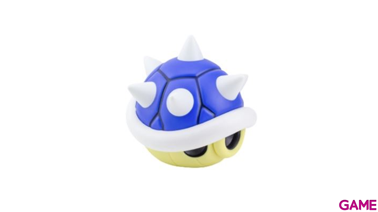 Lámpara con sonido Super Mario caparazon de color azul de 16 cm-0