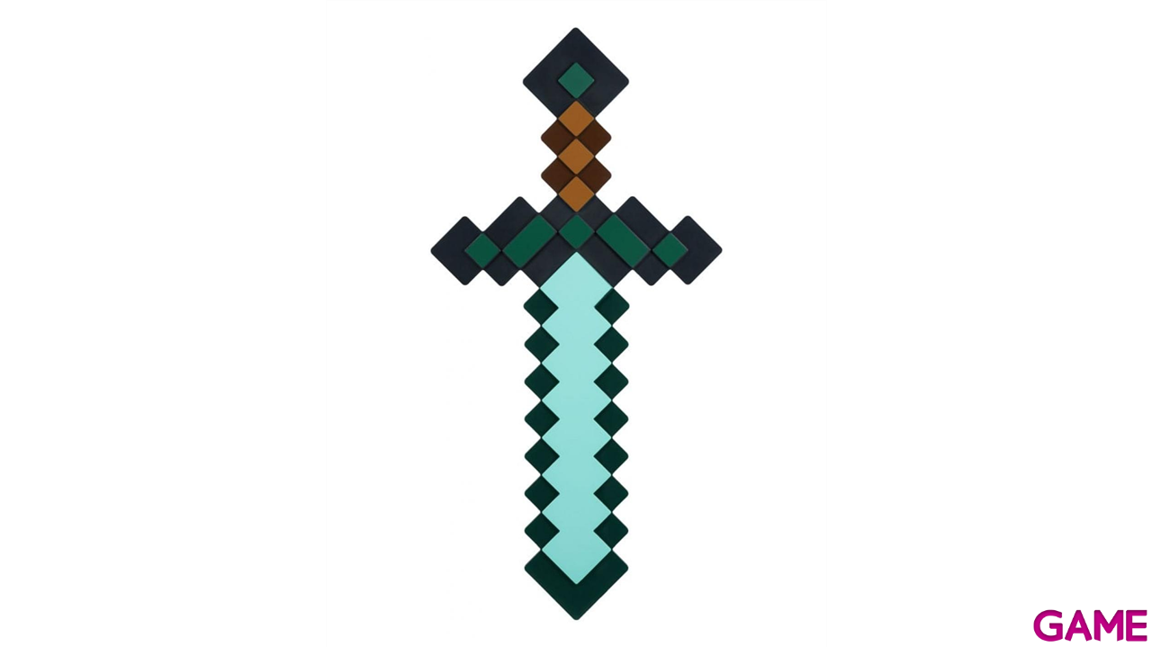 Lampara Minecraft Espada de Diamante de 40 cm-0