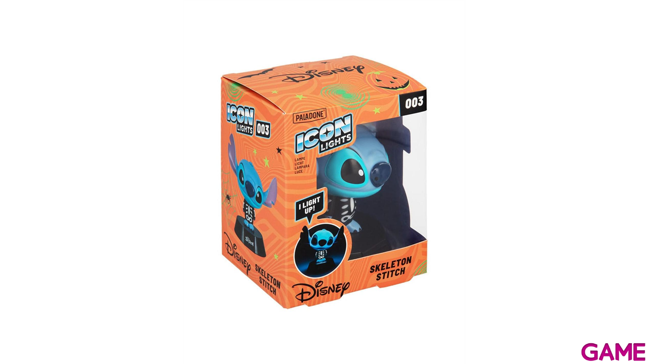 Lampara Disney Stitch Skeleton Icon Light de 10 cm-2