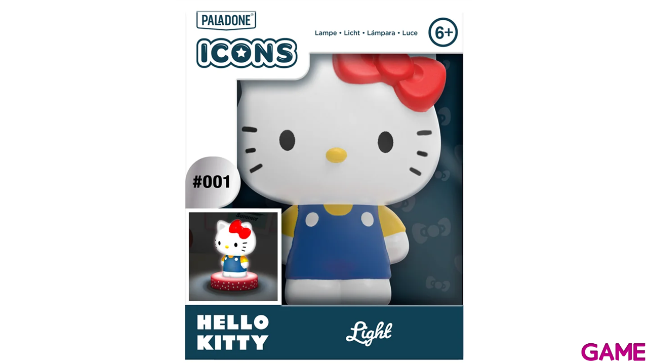 Figura con iluminacion Hello Kitty Icon Light de 10 cm-2