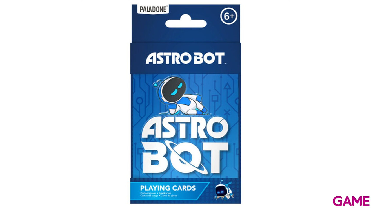 Baraja de cartas Astrobot en caja metalica-0