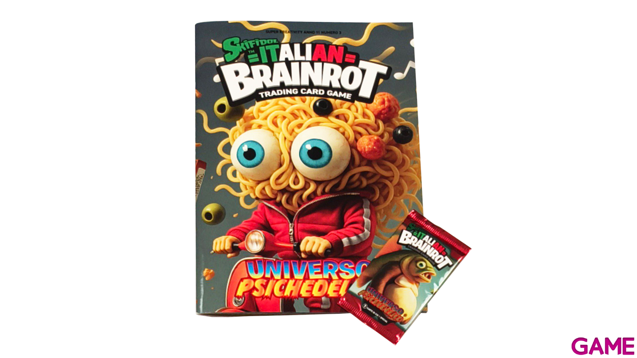 Pack Album y sobre de cartas Italian Brainrot-0