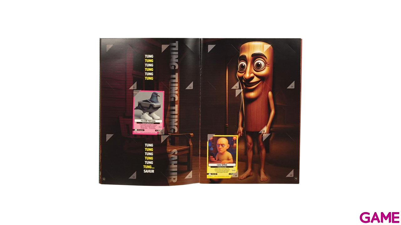 Pack Album y sobre de cartas Italian Brainrot-2