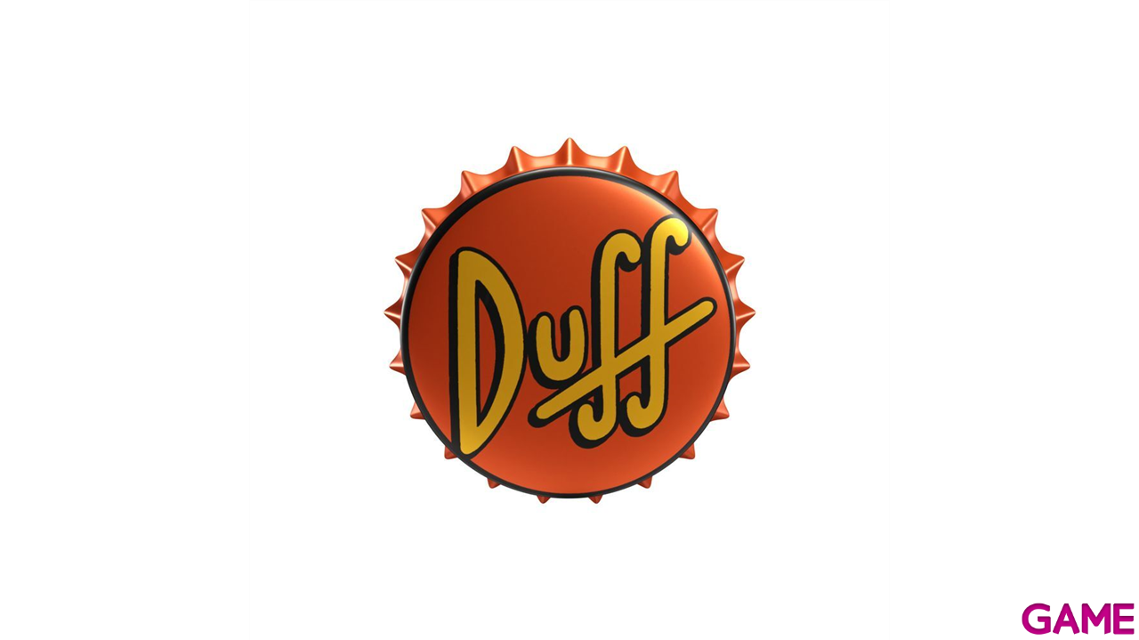Iman de nevera con Abrebotellas Los Simpsons Cerveza Duff-1