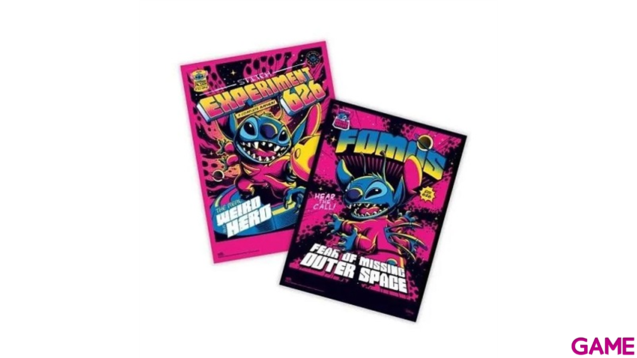 Pack 2 posters Disney Stitch 38x52 cm-2