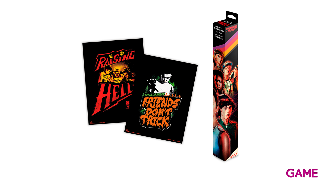 Pack 2 miniposters Stranger Things 38x52 cm-5