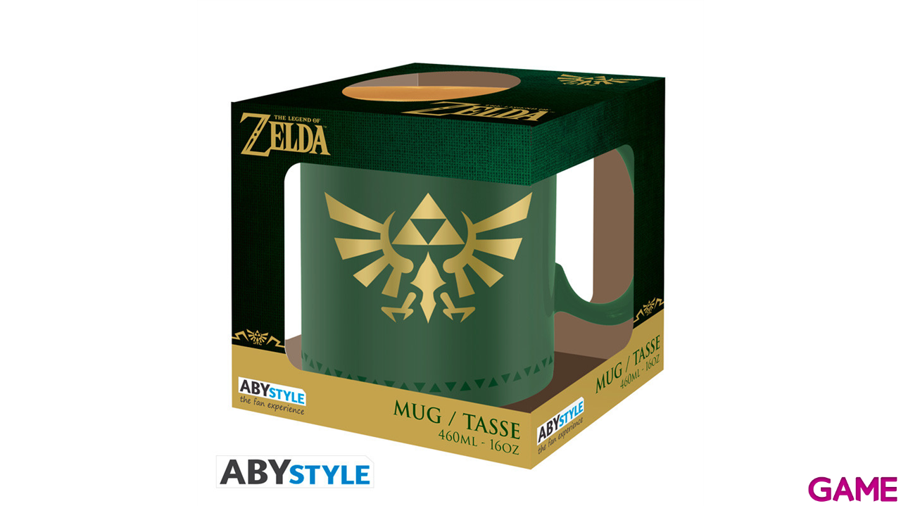 Taza The Legend Of Zelda Hyrule Insignia de 460 ml-0