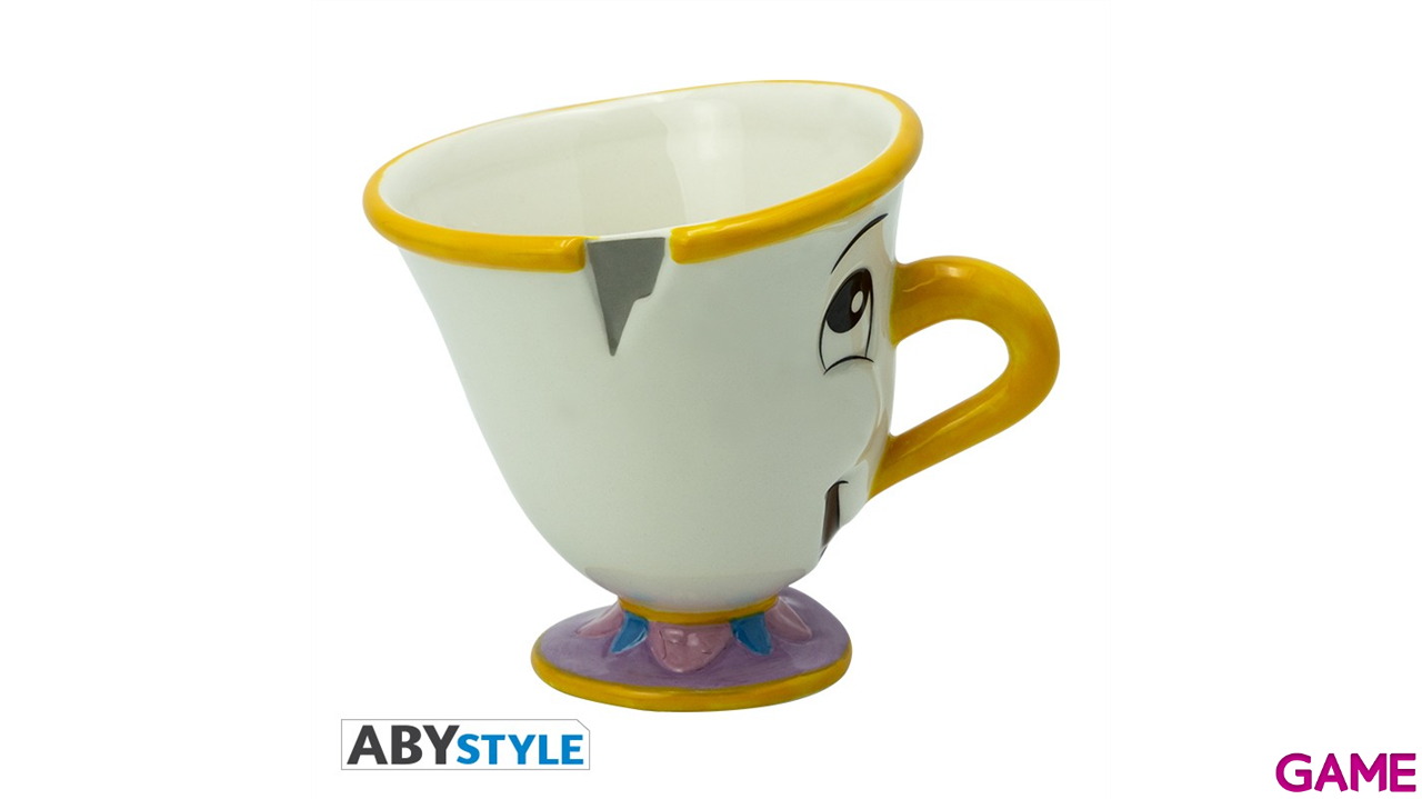 Taza 3D Disney La Bellla y La Bestia Chip de 250 ml-2