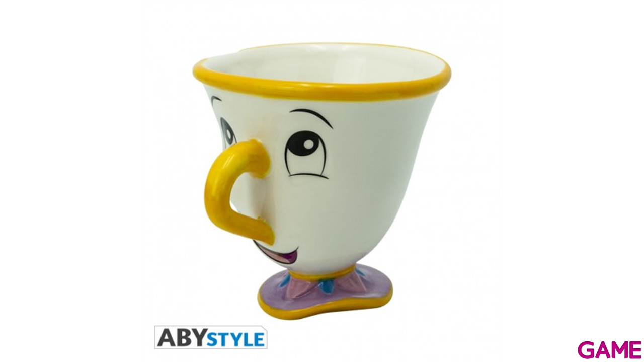 Taza 3D Disney La Bellla y La Bestia Chip de 250 ml-3