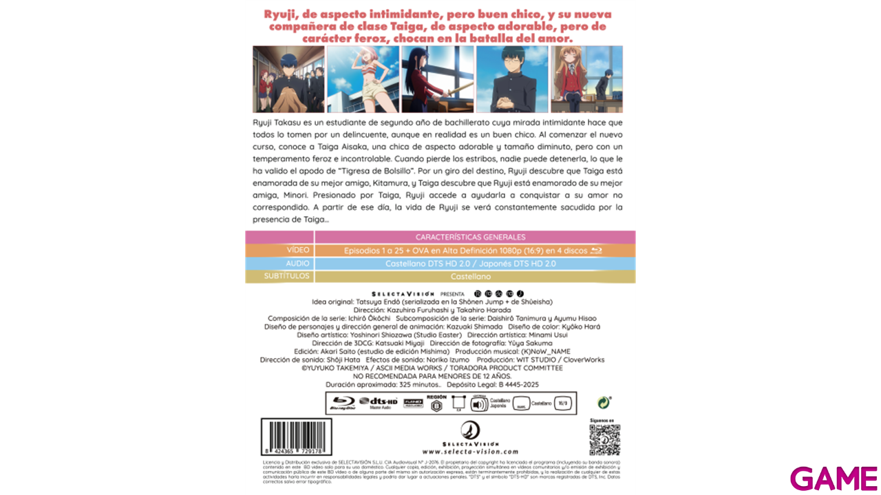 Tora Dora - Episodios 1 a 25 + 1 OVA Edición Coleccionista-0