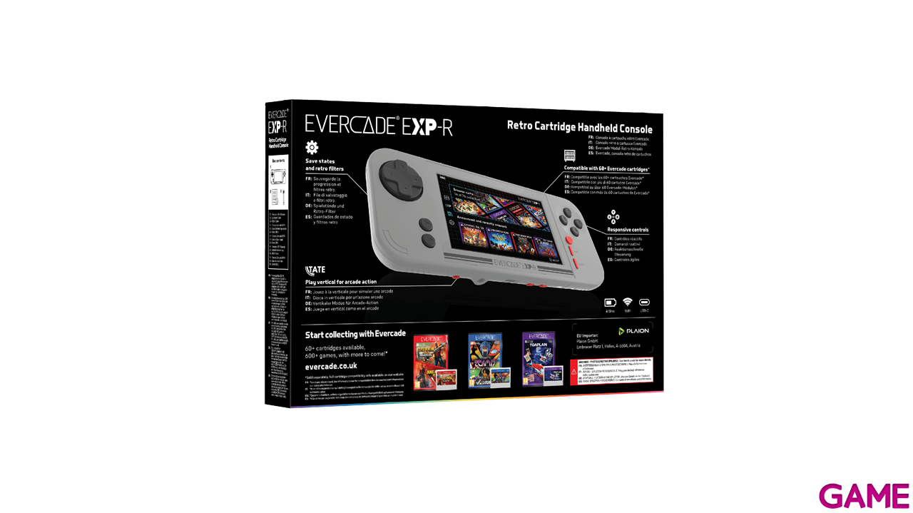 Consola Evercade EXP-R + Cartucho Duke Nukem Collection 1-0