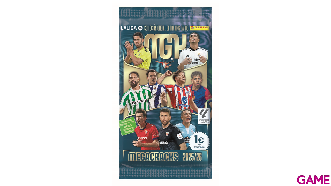 Sobre de cromos Megacracks La Liga 2025-2026-0