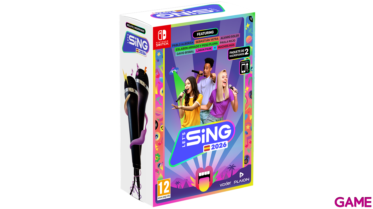 Let´s Sing 2026 + 2 Microfonos-1
