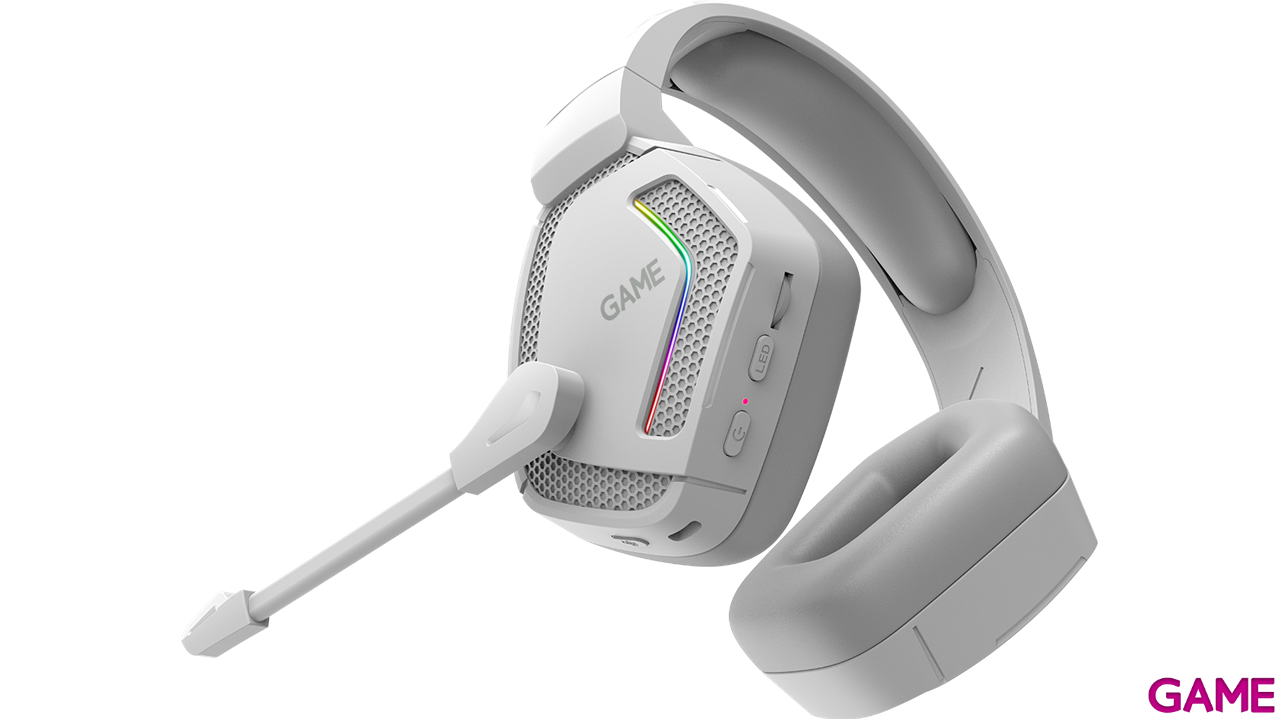 GAME HX5W Wireless Bluetooth Blanco PC - PS5 - PS4 - XBOX - Switch - Movil - Auriculares Gaming-1