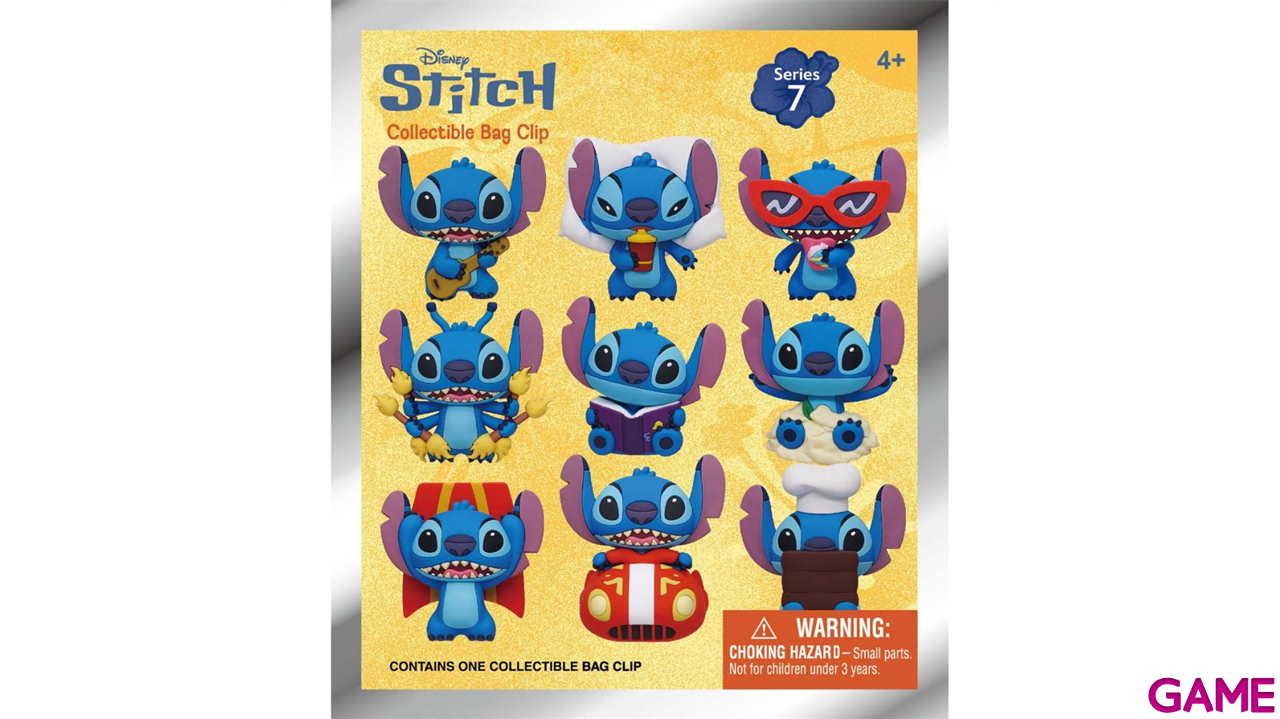 Colgante 3D Disney Stitch series 7 para Mochilas y Bolsos (surtido)-1