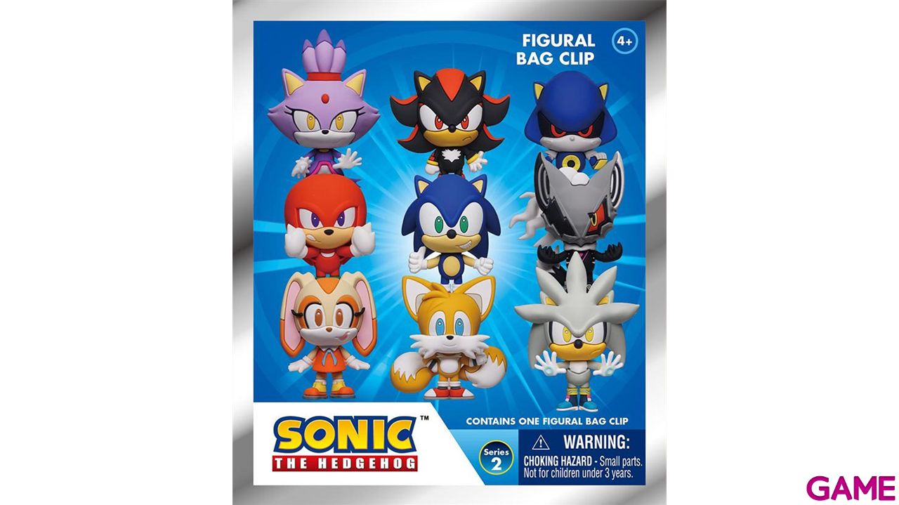Colgante 3D Sonic Series 2 para Mochilas y Bolsos (surtido)-1