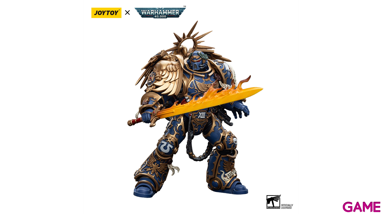 Figura de accion Warhammer 40k Ultramarines Primarch Roboute Guilliman de 12 cm-2