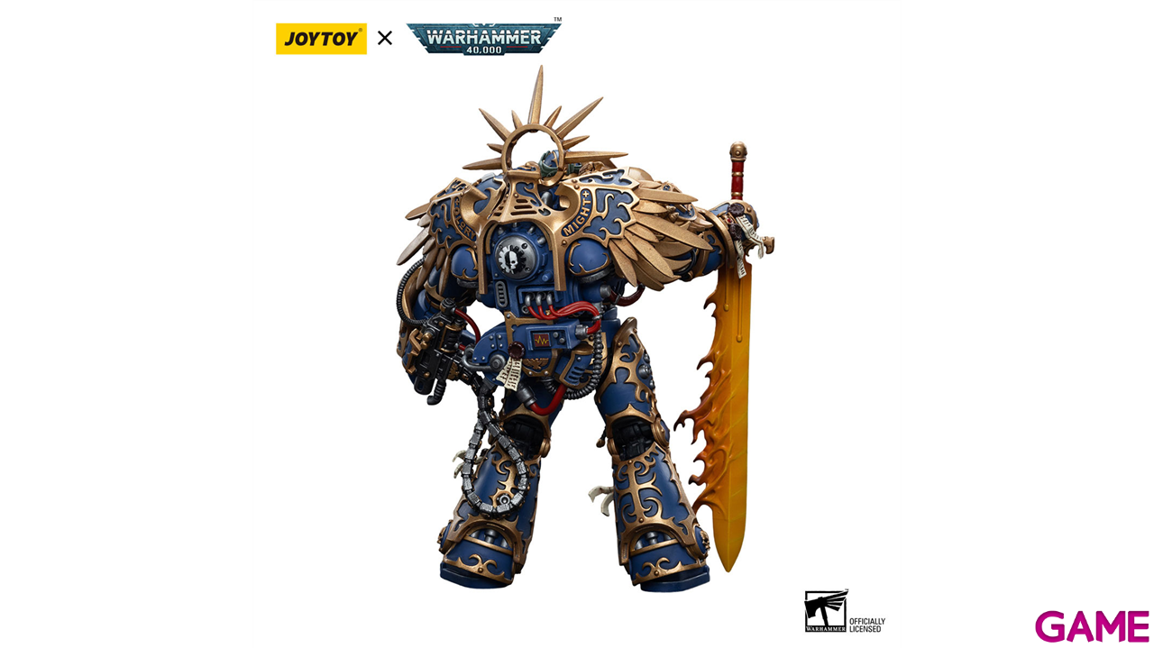 Figura de accion Warhammer 40k Ultramarines Primarch Roboute Guilliman de 12 cm-3