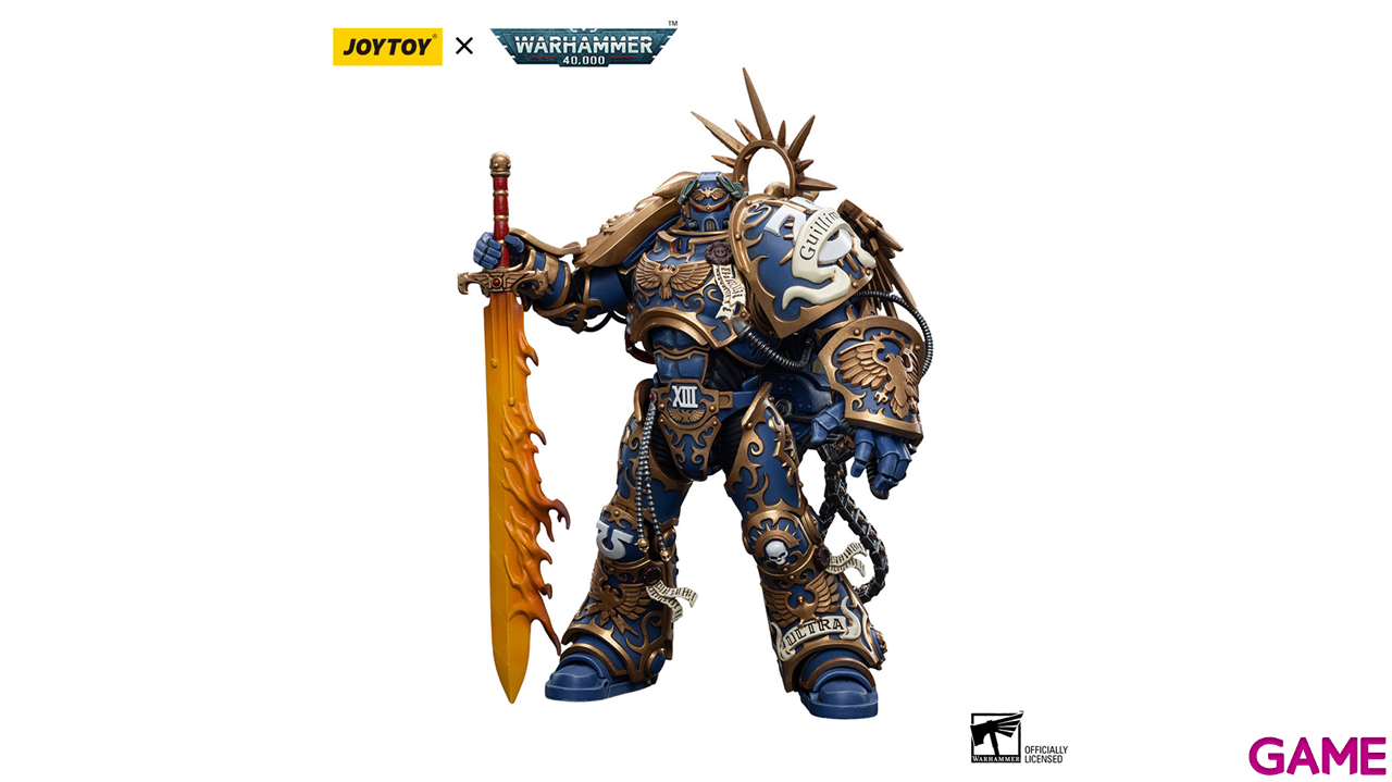 Figura de accion Warhammer 40k Ultramarines Primarch Roboute Guilliman de 12 cm-4