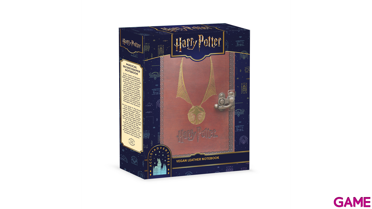 Cuaderno A5 de cuero vegano Harry Potter-0