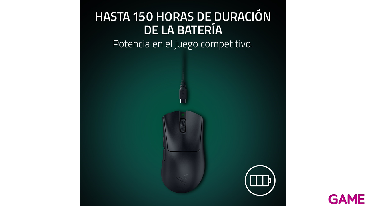 Razer DeathAdder V4 Pro Negro - Raton Gaming-6