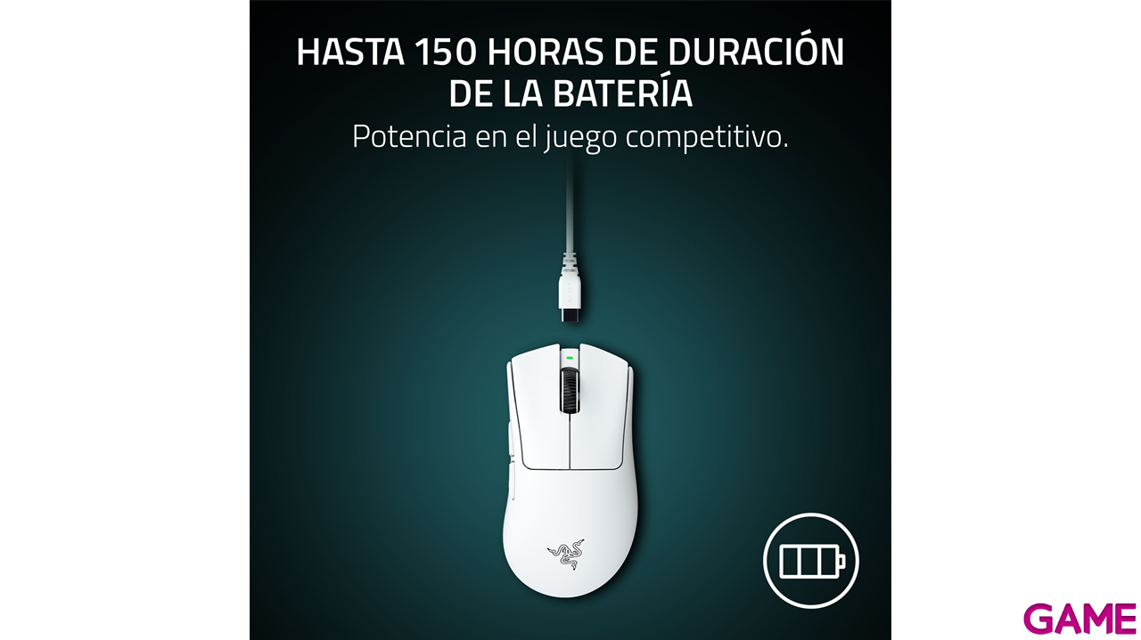 Razer DeathAdder V4 Pro Blanco - Raton Gaming-14